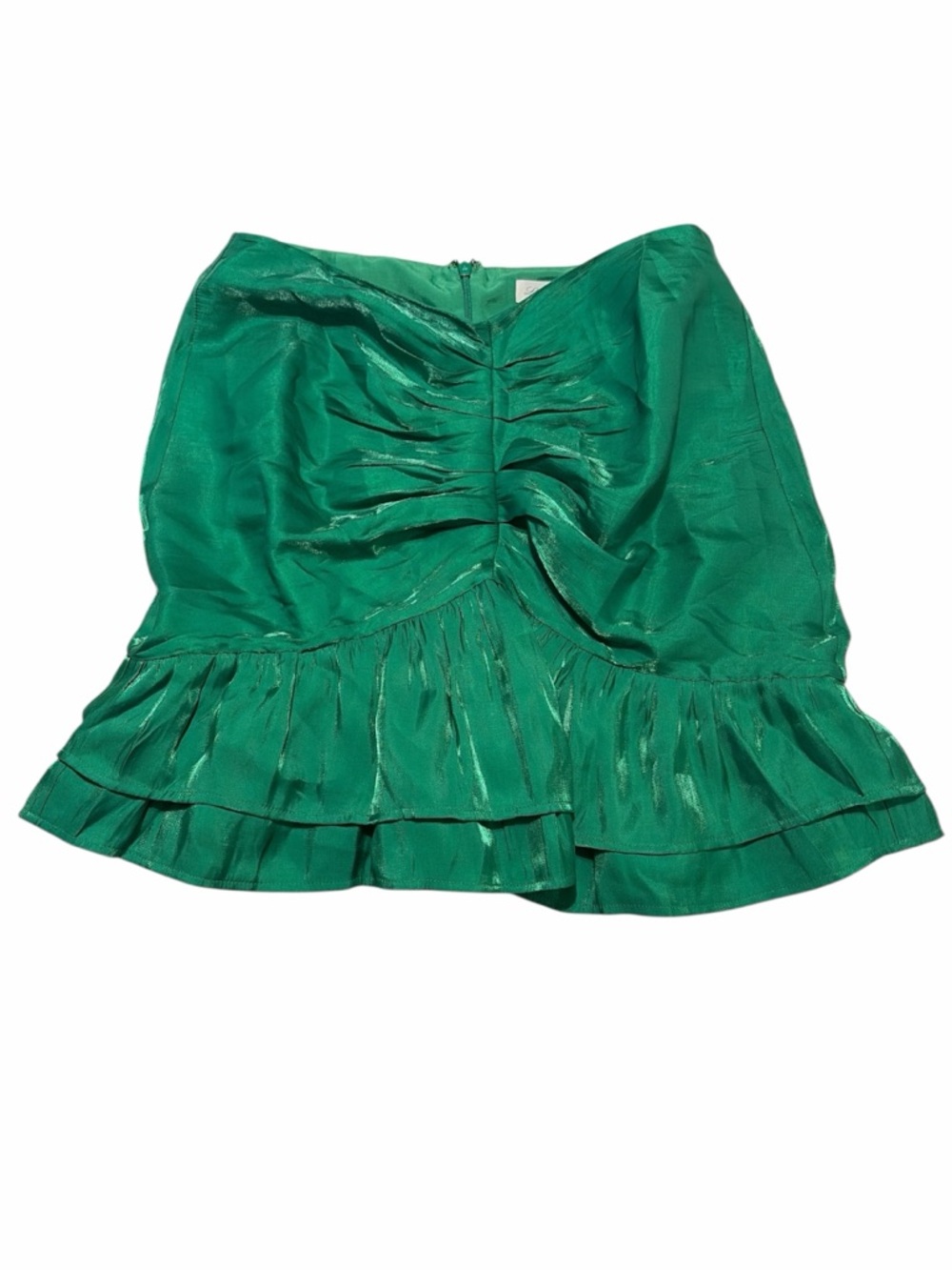 Lovers + Friends Laurel Mini Skirt Sz L Green Festival Colorful Bold Party